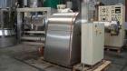 Used GEA IBC Single Pedstal Container Mixer/Blender. Material of construction is 316 stainless steel, total capacity 500 liter, working capacity 330 liter, non-jacketed container. Belt driven via a g...