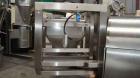 Used GEA IBC Single Pedstal Container Mixer/Blender. Material of construction is 316 stainless steel, total capacity 500 liter, working capacity 330 liter, non-jacketed container. Belt driven via a g...