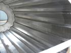 Used Horizontal Drum Tumbler, 316 stainless steel. Approximate 33