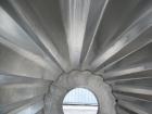 Used Horizontal Drum Tumbler, 316 stainless steel. Approximate 33