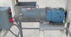 Used Horizontal Drum Tumbler, 316 Stainless Steel. Approximate 24
