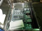Used Flo-Bin Tote Blender, Stainless Steel. Including bins and framework, 316 stainless steel bins, (1) 25 cubic feet, 32