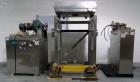 Used Tote Systems tote blender, 304 stainless steel construction, 79 cu ft(2500 liter) capacity, on stainless steel stands with 20 hp, 230/460 volt motor drive thru Sumitomo gear box with 76:1 gear b...