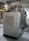 Used Tote Systems tote blender, 304 stainless steel construction, 79 cu ft(2500 liter) capacity, on stainless steel stands with 20 hp, 230/460 volt motor drive thru Sumitomo gear box with 76:1 gear b...