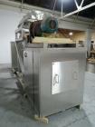 Used Tote Systems tote blender, 304 stainless steel construction, 79 cu ft(2500 liter) capacity, on stainless steel stands with 20 hp, 230/460 volt motor drive thru Sumitomo gear box with 76:1 gear b...