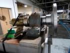 Used Tote Systems tote blender, 304 stainless steel construction, 79 cu ft(2500 liter) capacity, on stainless steel stands with 20 hp, 230/460 volt motor drive thru Sumitomo gear box with 76:1 gear b...