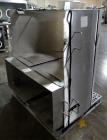 Used Tote Systems tote blender, 304 stainless steel construction, 79 cu ft(2500 liter) capacity, on stainless steel stands with 20 hp, 230/460 volt motor drive thru Sumitomo gear box with 76:1 gear b...