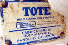 Used Tote Bulk Handling Systems Tote Blender. Will handle approximate 46