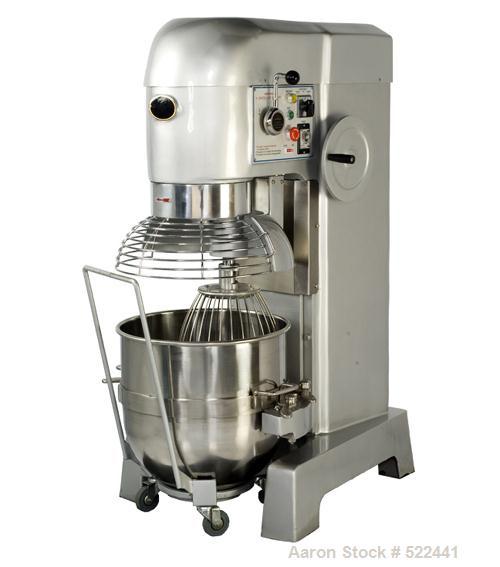 Unused-NEW: 60 Quart all purpose dough mixer with bowl accessories. Heavy duty motor to meet demanding operations. Agitators are designed for long term use and heavy conditions. The bowl locks at the...