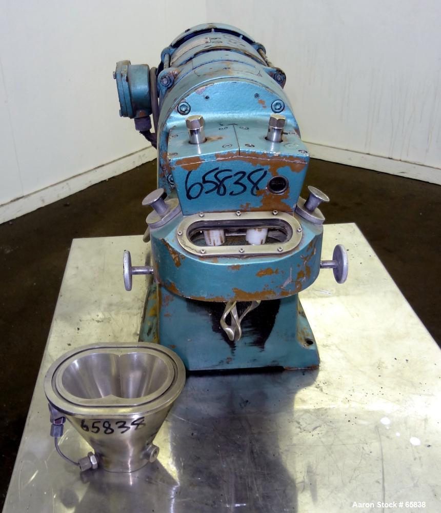 Used Stainless Steel Atlantic Research Helicone Lab Mixer, Model 2CV
