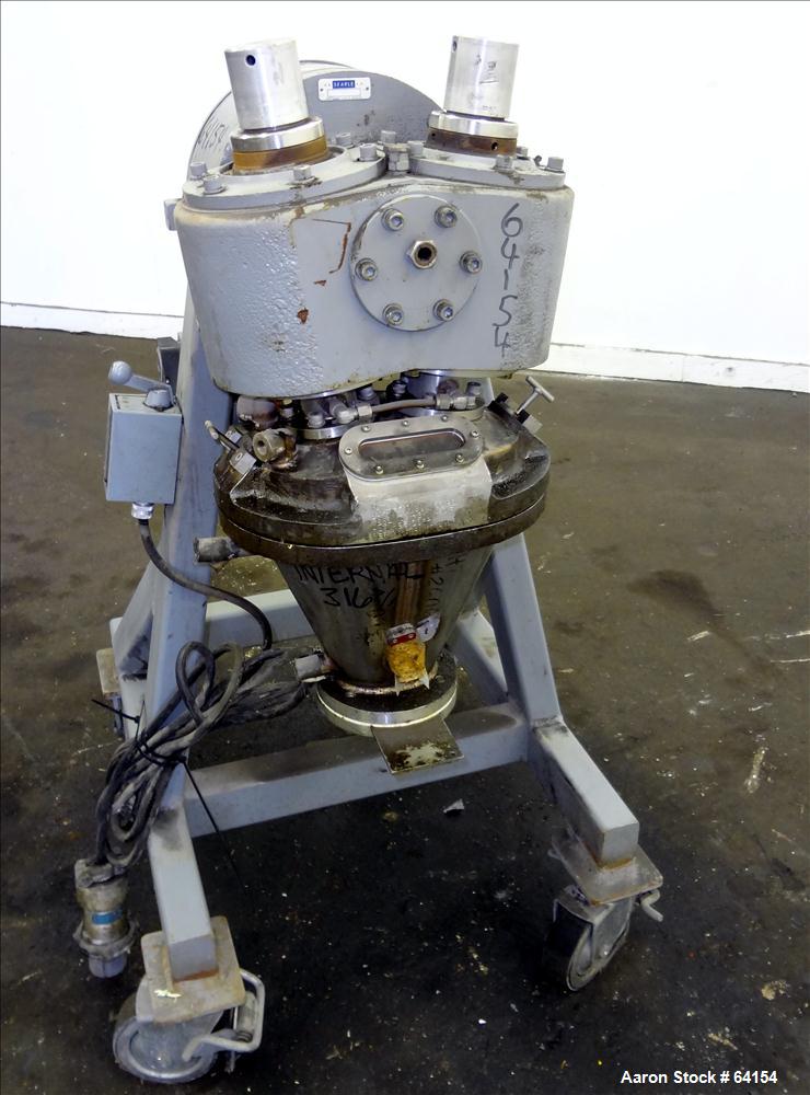 Used Stainless Steel Atlantic Research Vertical Helicone Mixer, Model 4CV