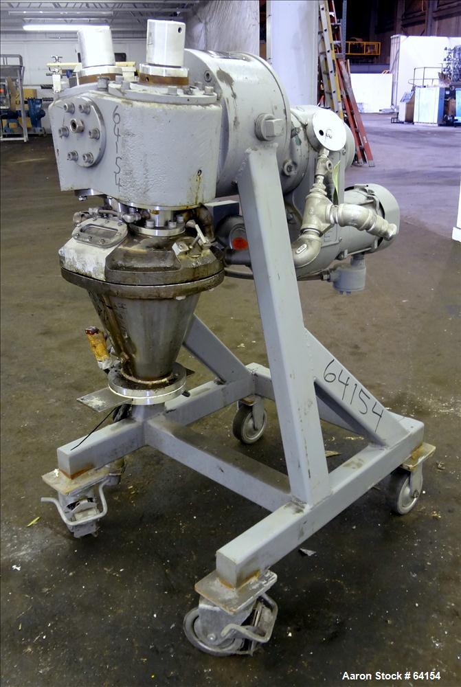 Used Stainless Steel Atlantic Research Vertical Helicone Mixer, Model 4CV