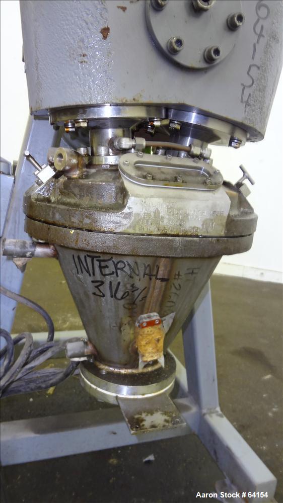 Used Stainless Steel Atlantic Research Vertical Helicone Mixer, Model 4CV