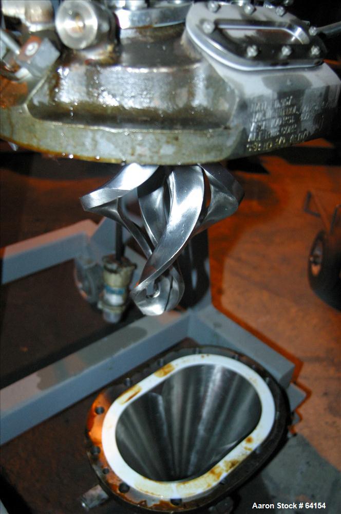 Used Stainless Steel Atlantic Research Vertical Helicone Mixer, Model 4CV