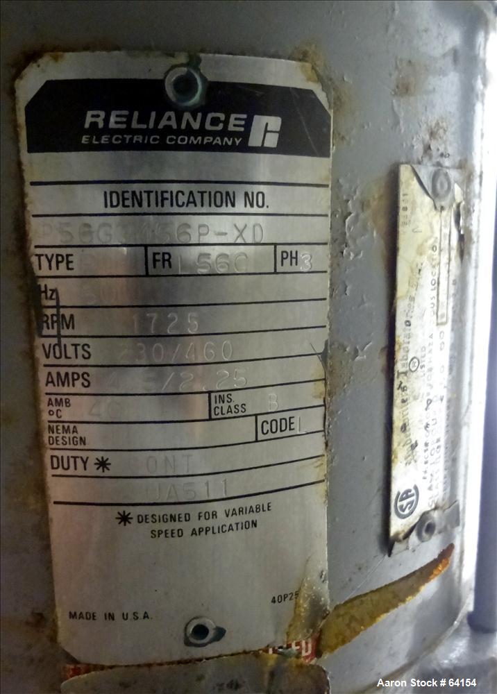 Used Stainless Steel Atlantic Research Vertical Helicone Mixer, Model 4CV