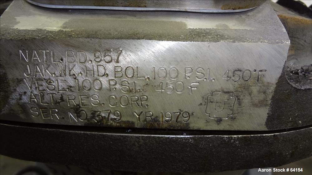 Used Stainless Steel Atlantic Research Vertical Helicone Mixer, Model 4CV