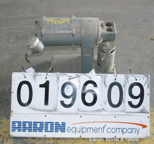 USED: Atlantic Research Corp Lab Mixer, Model 60 LP. Stainless steel jacketed bowl 5-1/2" left to right, 3" front to back, 7" deep. Working capacity 200-1200 CC; total capacity 1500 CC. Operating pre...