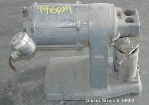 USED: Atlantic Research Corp Lab Mixer, Model 60 LP. Stainless steel jacketed bowl 5-1/2" left to right, 3" front to back, 7" deep. Working capacity 200-1200 CC; total capacity 1500 CC. Operating pre...