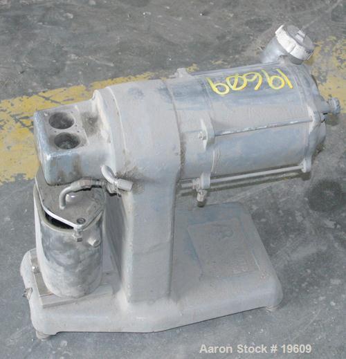 USED: Atlantic Research Corp Lab Mixer, Model 60 LP. Stainless steel jacketed bowl 5-1/2" left to right, 3" front to back, 7" deep. Working capacity 200-1200 CC; total capacity 1500 CC. Operating pre...