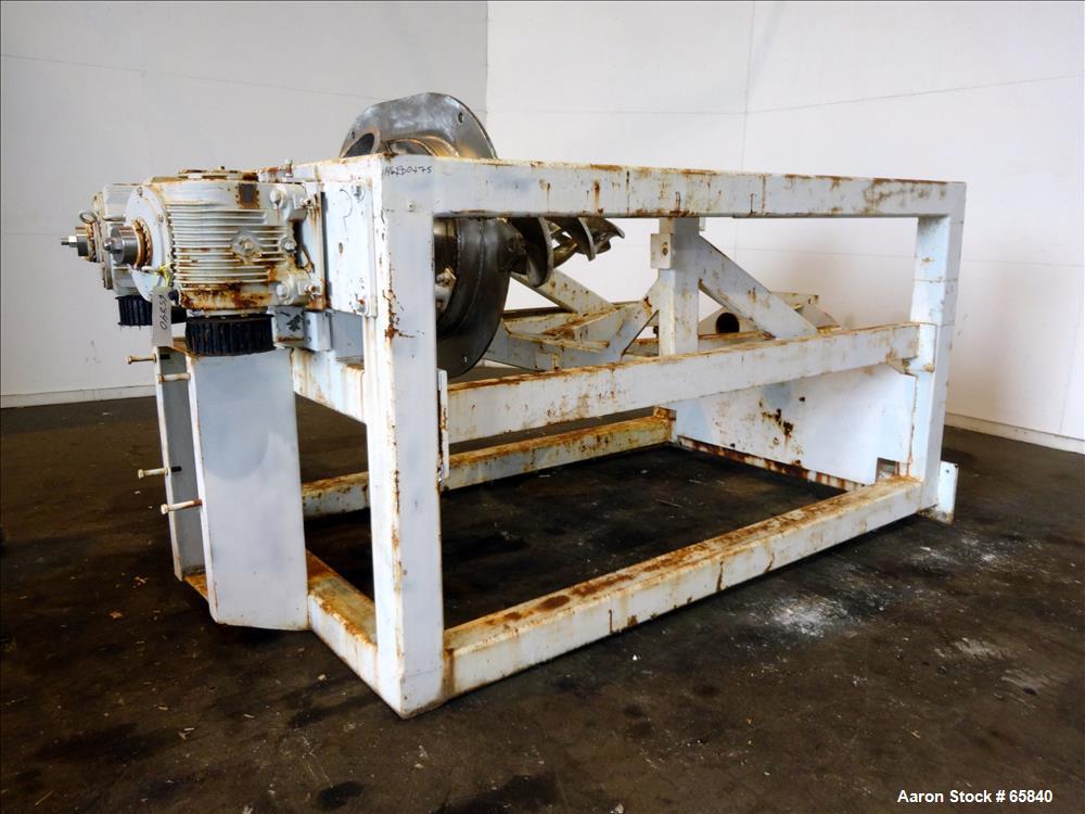 Used Stainless Steel Atlantic Research Helicone Mixer, Model 65CV, 6 to 65 Gall