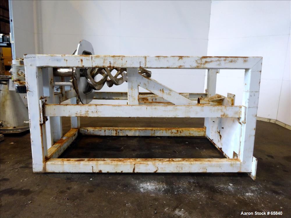 Used Stainless Steel Atlantic Research Helicone Mixer, Model 65CV, 6 to 65 Gall
