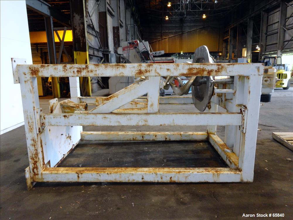 Used Stainless Steel Atlantic Research Helicone Mixer, Model 65CV, 6 to 65 Gall
