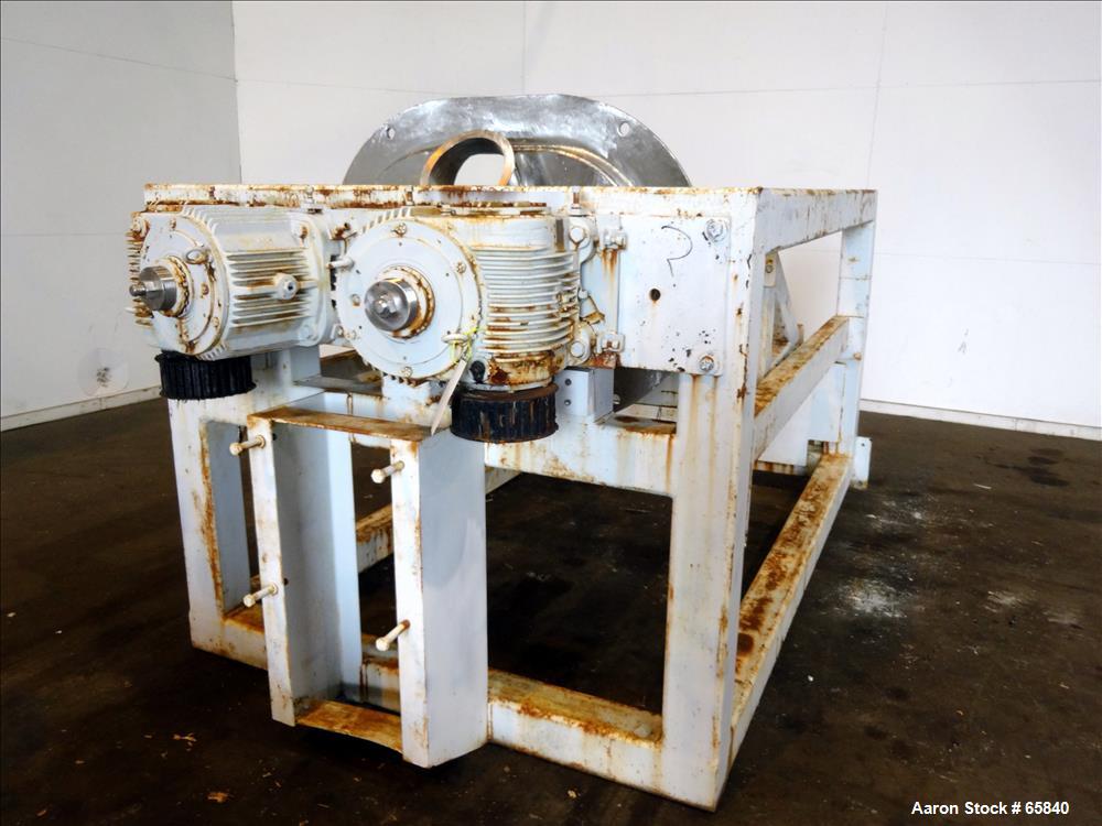 Used Stainless Steel Atlantic Research Helicone Mixer, Model 65CV, 6 to 65 Gall