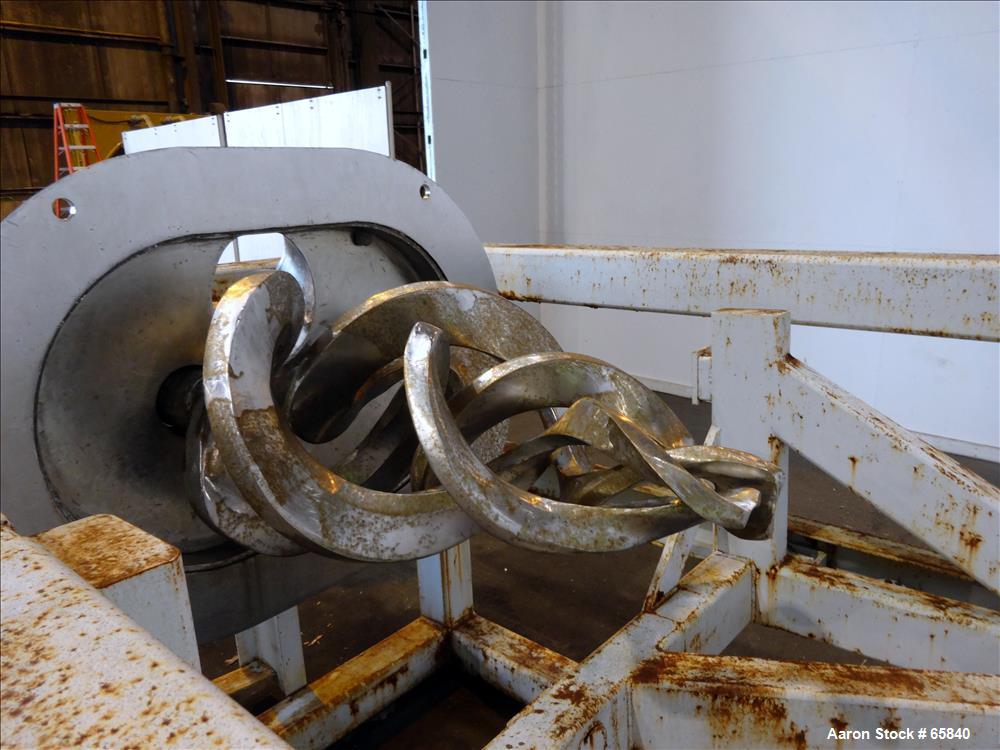 Used Stainless Steel Atlantic Research Helicone Mixer, Model 65CV, 6 to 65 Gall