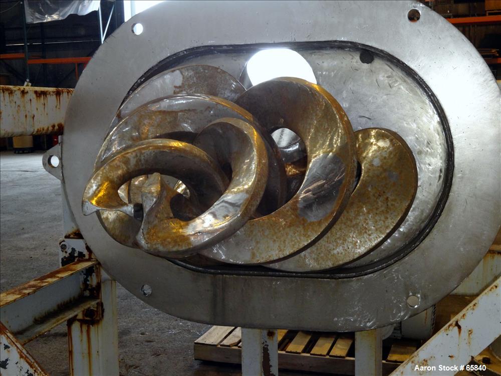 Used Stainless Steel Atlantic Research Helicone Mixer, Model 65CV, 6 to 65 Gall