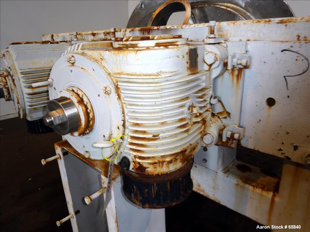 Used Stainless Steel Atlantic Research Helicone Mixer, Model 65CV, 6 to 65 Gall