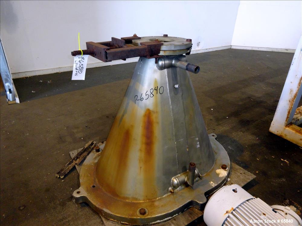 Used Stainless Steel Atlantic Research Helicone Mixer, Model 65CV, 6 to 65 Gall