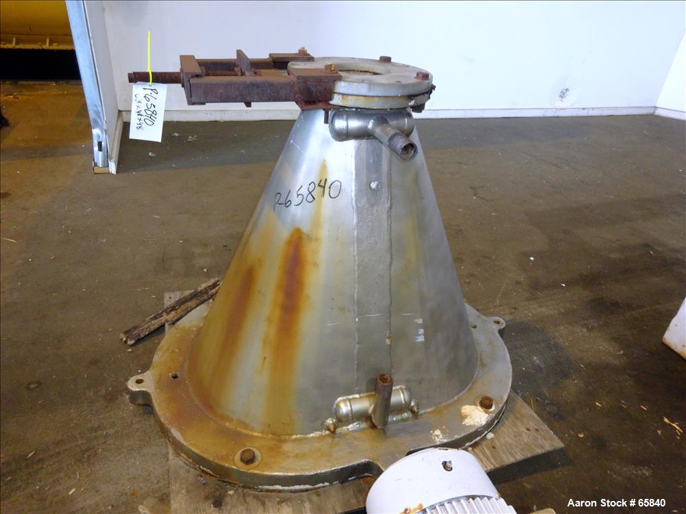 Used Stainless Steel Atlantic Research Helicone Mixer, Model 65CV, 6 to 65 Gall