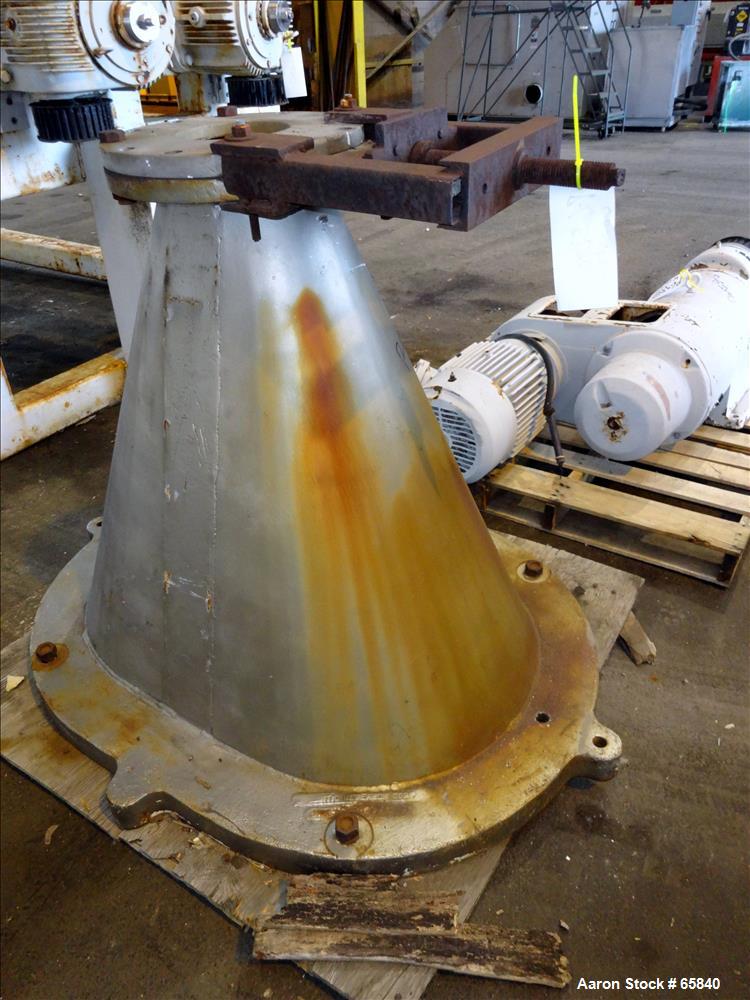 Used Stainless Steel Atlantic Research Helicone Mixer, Model 65CV, 6 to 65 Gall