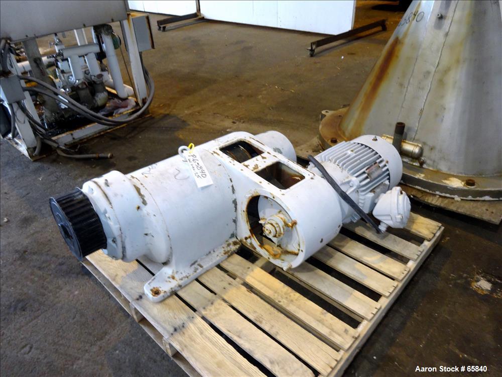 Used Stainless Steel Atlantic Research Helicone Mixer, Model 65CV, 6 to 65 Gall