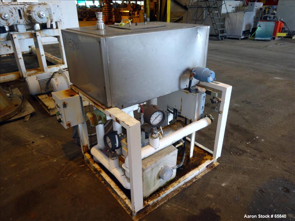 Used Stainless Steel Atlantic Research Helicone Mixer, Model 65CV, 6 to 65 Gall