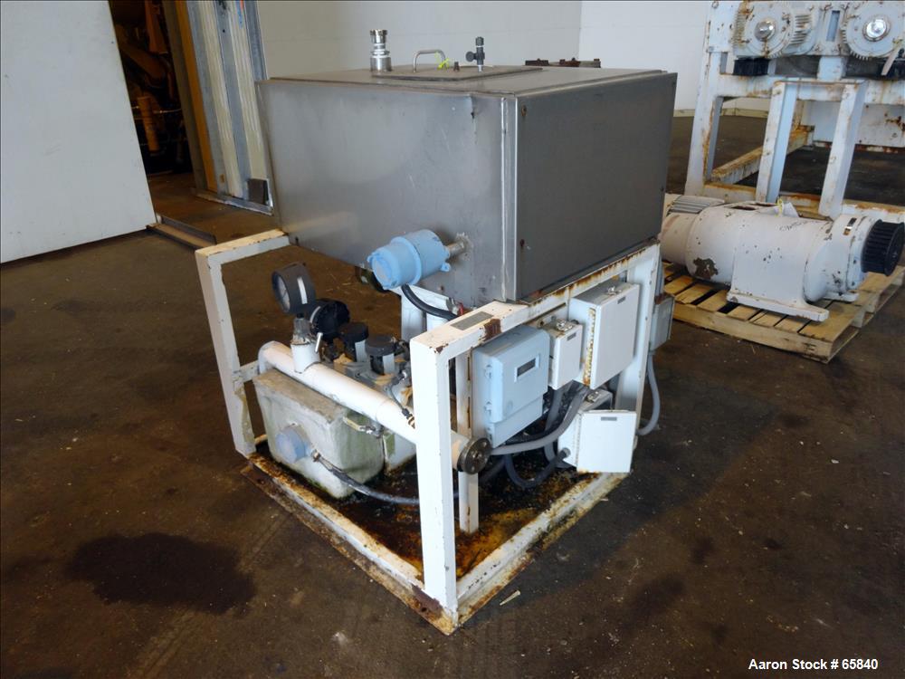 Used Stainless Steel Atlantic Research Helicone Mixer, Model 65CV, 6 to 65 Gall