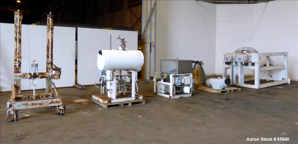 Used Stainless Steel Atlantic Research Helicone Mixer, Model 65CV, 6 to 65 Gall
