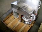 Used Hosokawa Cyclomix High Shear Conical Mixer, Model 5, Stainless Steel. 5 liter total capacity, filling range 1.5-5 liter. High speed rotating shaft. Belt driven by a 3kw, 3/50/415 volt, 2880 rpm ...