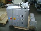 Used Hosokawa Cyclomix High Shear Conical Mixer, Model 5, Stainless Steel. 5 liter total capacity, filling range 1.5-5 liter. High speed rotating shaft. Belt driven by a 3kw, 3/50/415 volt, 2880 rpm ...