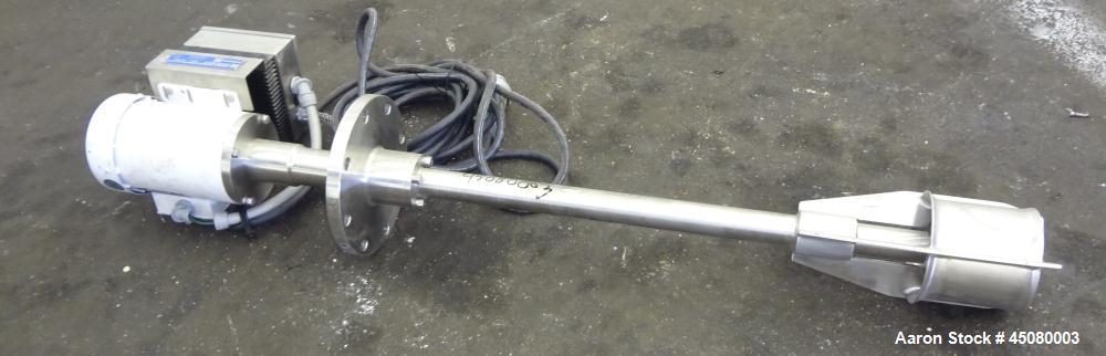 Used Stainless Steel Quadro Y Jet High Speed Disperser, Model Y2