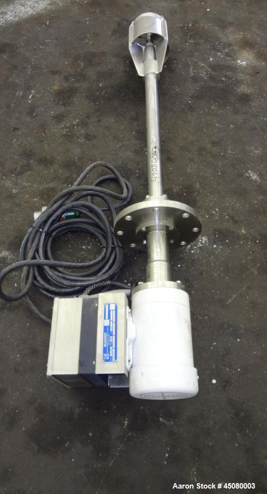 Used Stainless Steel Quadro Y Jet High Speed Disperser, Model Y2
