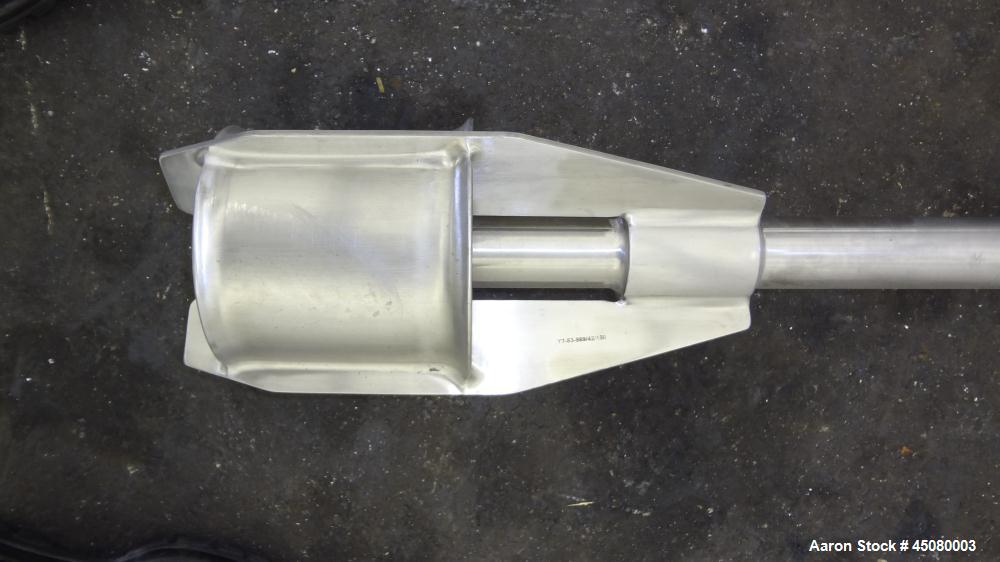 Used Stainless Steel Quadro Y Jet High Speed Disperser, Model Y2