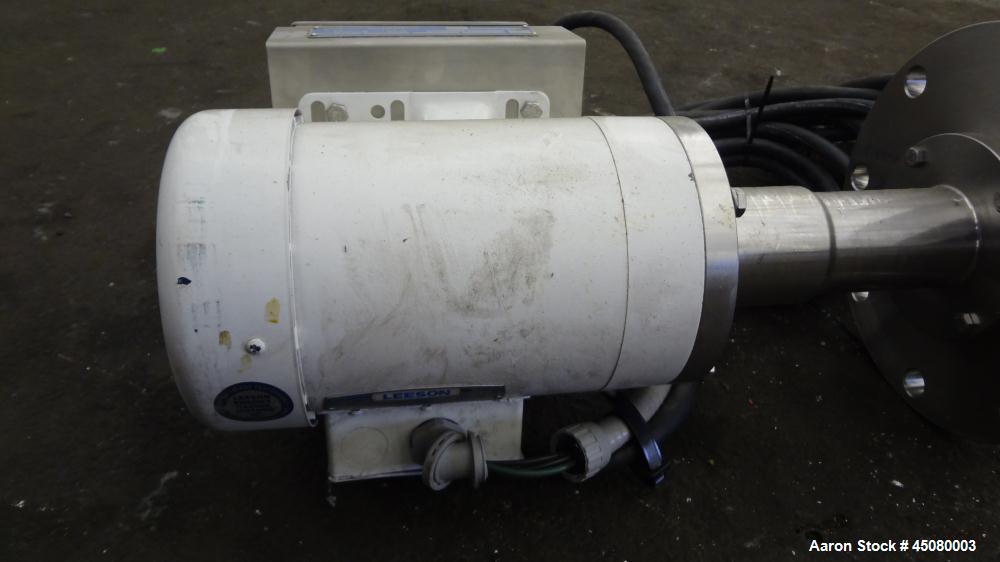 Used Stainless Steel Quadro Y Jet High Speed Disperser, Model Y2