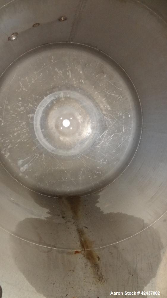 Used Admix Rotosolver High Shear Disperser/Dissolver, Model 200RS133. Approximate 2-1/2" diameter 316 stainless steel shaft with a 5.25" diameter mixing head, maximum batch size 400 gallon. Driven by...