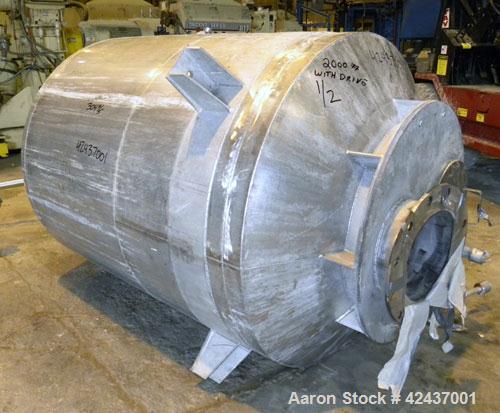 Used Admix Rotosolver High Shear Disperser/Dissolver, Model 200RS159. Approximate 2-1/2’’ diameter 316 stainless steel shaft with a 6.25’’ diameter mixing head, maximum batch size 600 gallon. Driven ...