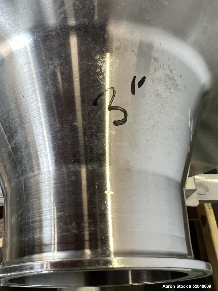 Used Admix Boston Shearmill-Pump, Model BSM 60-1, Stainless Steel. Throughput 40 - 165 gallon per minute. 94 FPS (28.6 MPS) tip speed. Driven by 75hp, 3/60/230/460 volt, 3550 rpm motor. 3" Inlet, 2" ...