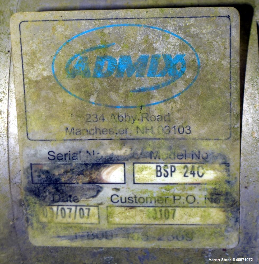 Used Admix Boston Shearpump, Model BSP 24C