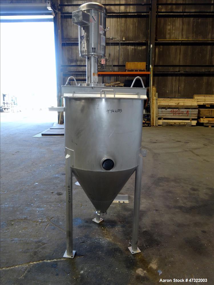 Used High Shear/Disolver Mixer, Stainless Steel.