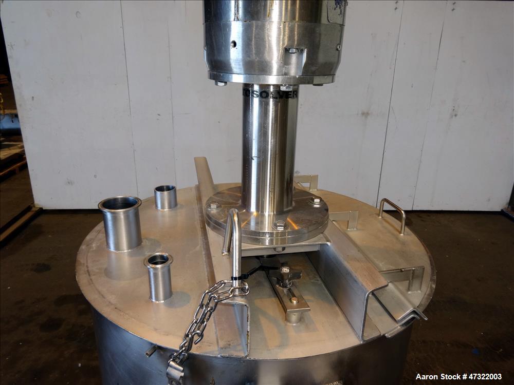 Used High Shear/Disolver Mixer, Stainless Steel.