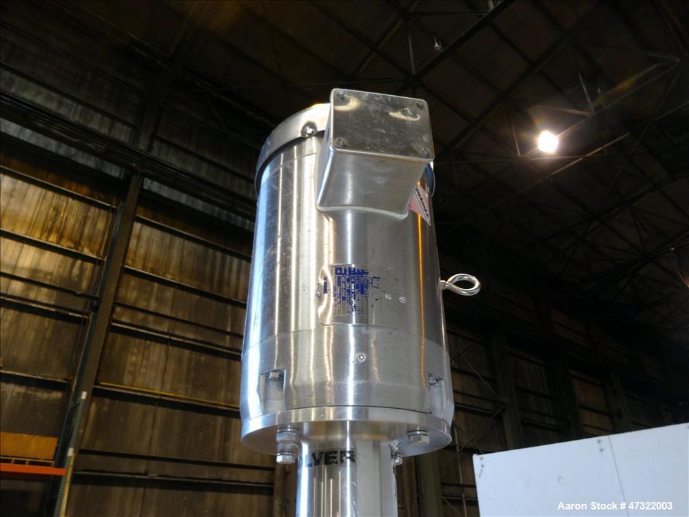 Used High Shear/Disolver Mixer, Stainless Steel.
